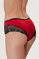 Oro Rosabella трусы женские красный/черный