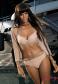 Kinga CANNES II S 273/1 Трусы-стринги женские бежевый/леопард