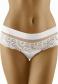 Wolbar CANTATA кружевные трусы бразилиана белый