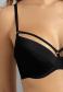 Kinga NATI I PU 450 Бюстгальтер чорний