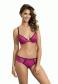 Бюстгальтер фуксия/черный Kinga VACANZA PU 511