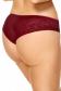 Kinga CHERRY P 694/2 Труси бразиліана з подвійним тюлем бордові