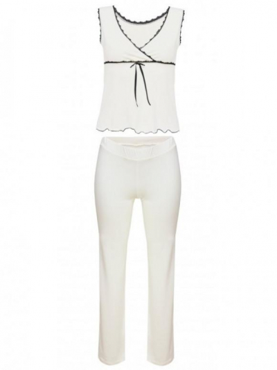 DKaren Elena пижама из вискозы молочный