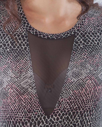 BB 134 Боди змеиный принт