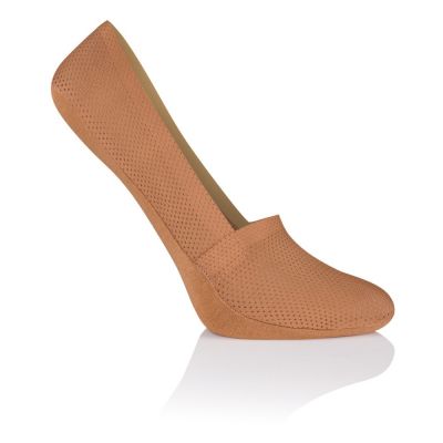 Marilyn STOPKI CS 15 Женские следки с перфорацией коричневый