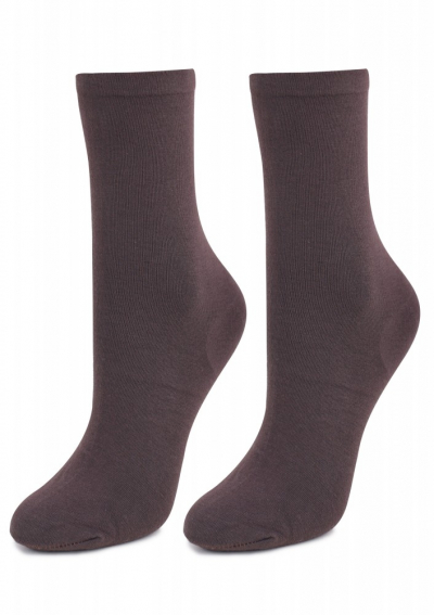 Marilyn FORTE 58 Женские хлопковые носки табачный