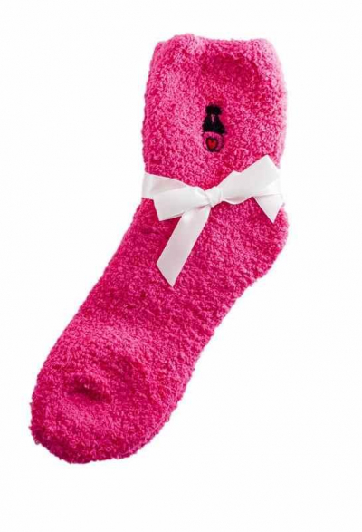 Marilyn COOZY L49 Махровые женские носки темно-розовый