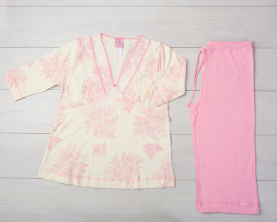 Vienetta Secret VS 05 Пижама для беременных молочный/розовый