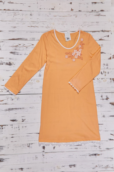 Regina R 177 Ночная рубашка хлопок оранжевый