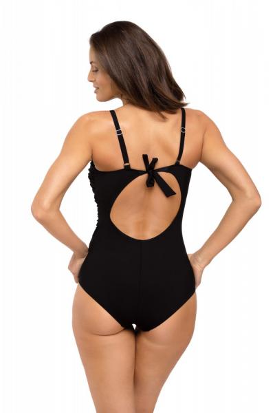 Marko M 543 GABRIELLE Слитный купальник на одно плечо черный