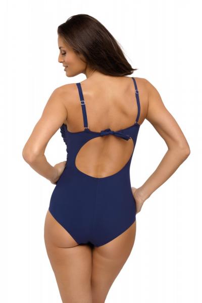 Marko M 543 GABRIELLE Слитный купальник на одно плечо темно-синий