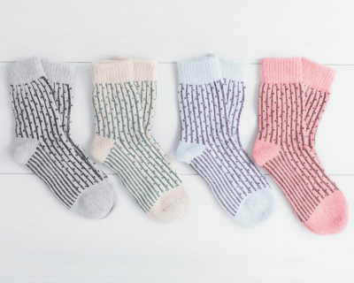 Marilyn ANGORA E60 Теплые женские носки с ангорой микс цветов