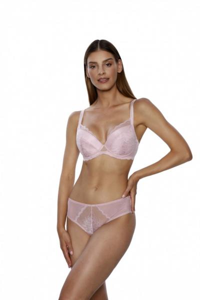 Kinga ALICE B 768/3 Трусы с кружевом бразилиана розовый