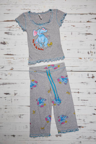 Vienetta Secret VS 25 Пижама хлопок серый