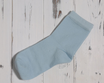 ШЛ 001 Носки женские хлопковые голубой