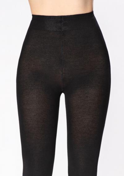 Marilyn LEGGINSY COTTON 120 Хлопковые леггинсы черный