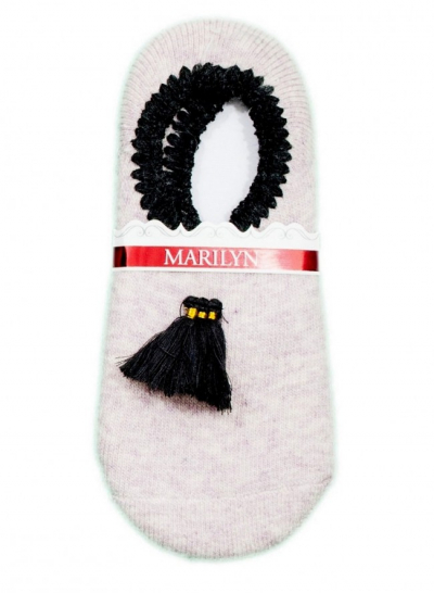 Marilyn BALETKI L40 ANGORA Теплые женские следки с ангорой розовый