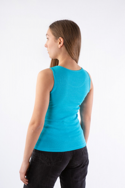 ML 075 Хлопковая майка голубой