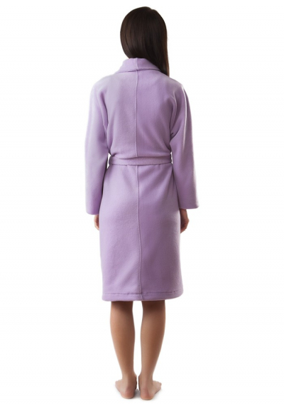 HL 006 флисовый халат сиреневый