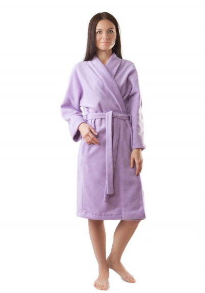 HL 006 флисовый халат сиреневый