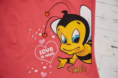 Vienetta Secret VS 26 Пижама майка и капри коралловый/желтый