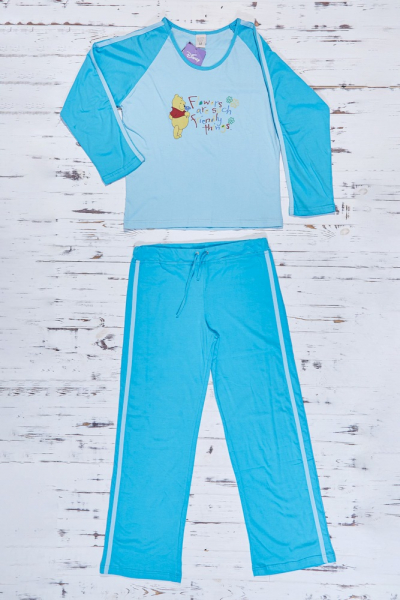 Muzzy M 06 Хлопковая пижама кофта/штаны голубой