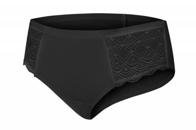 Julimex ANGEL Труси жіночі безшовні з мереживом з боків чорний