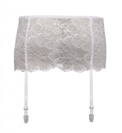 Oro 403 широкий пояс для чулков белый