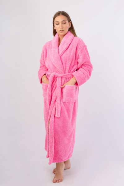 Vienetta Secret VS 034 махровый женский халат ярко-розовый