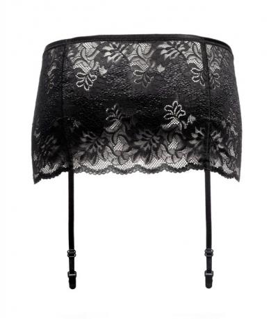 Oro 403 широкий пояс для чулок черный