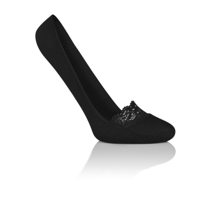 Marilyn STOPKI CS 07 Следки с кружевной отделкой черный