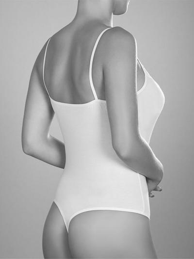 BB 005/ББ 005 Боди женский стринги майка белый