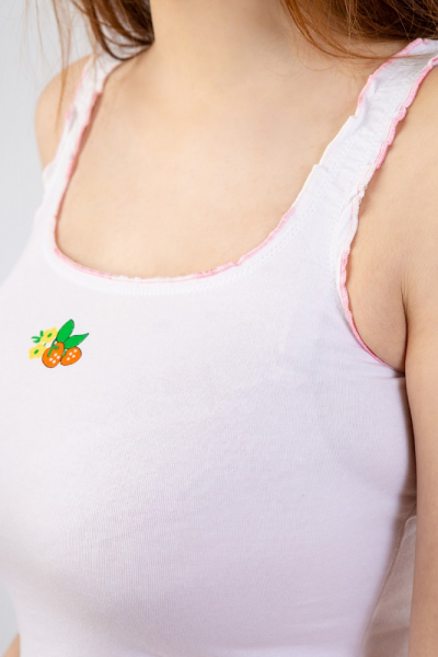 Atlantic LVS 274 Майка женская белый/принт