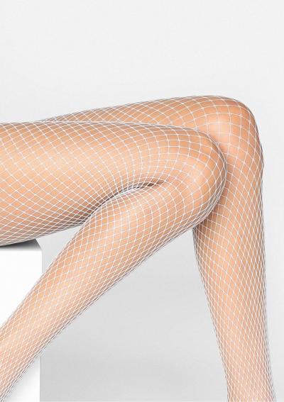Marilyn CASTING 32 Колготки в сетку жемчужный