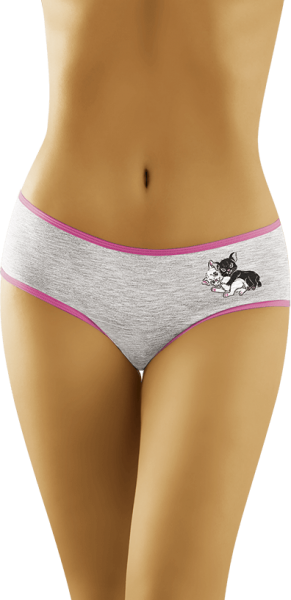Wolbar FUNNY KOCIAKI 2502 трусы женские хлопок