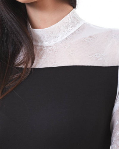 BB 146 Боди женское черный/белый