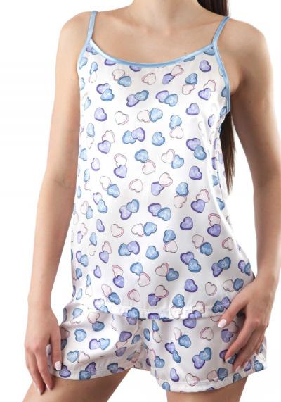 KPL 008 пижама женская белый/принт