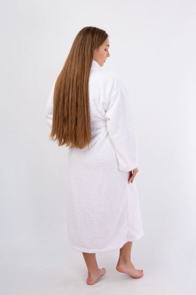 Vienetta Secret VS 031 Домашний теплый халат белый