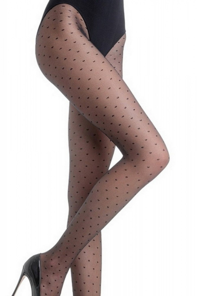 Marilyn FLORES 716 20 den Колготки женские в крапинку черный
