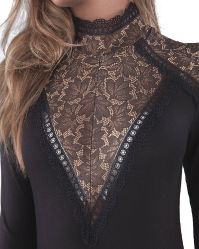 BB 137 Женский боди черный