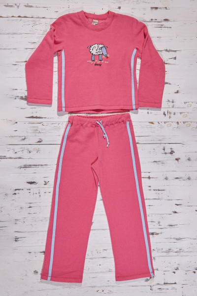 Muzzy M 01 Пижама женская с штанами малиновый