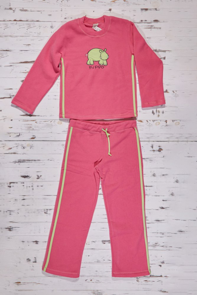 Muzzy M 01 Пижама женская с штанами малиновый