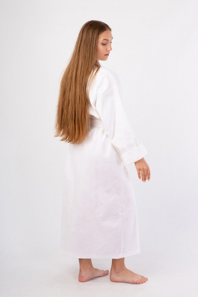 Vienetta Secret VS 035 Вафельный женский халат белый