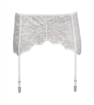 Oro 403 широкий пояс для чулков белый