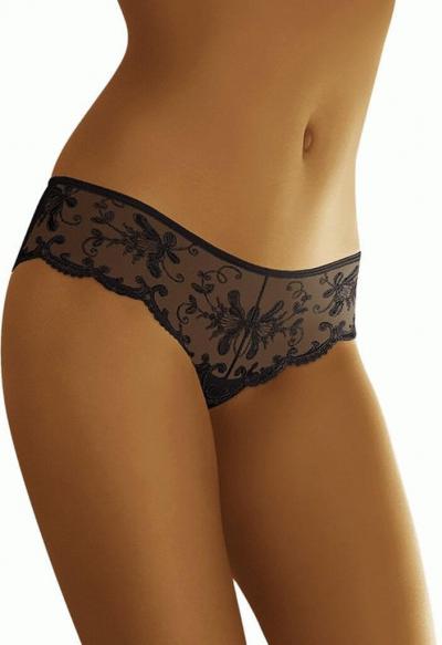 Wolbar FLOE Трусы женские кружевные черный