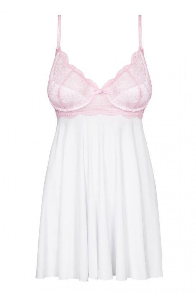 Obsessive Girlly сорочка женская белый/розовый