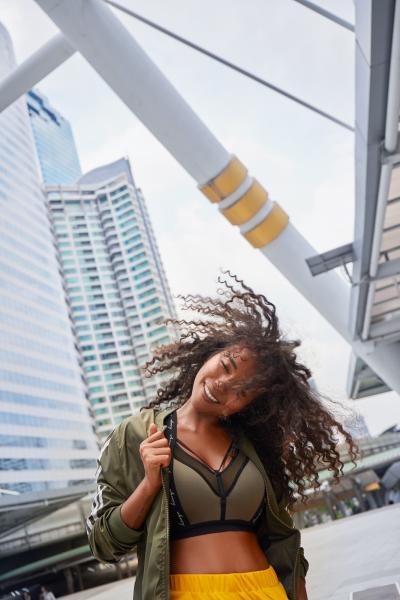 Kinga GO UP sport SB 801 Топ женский спортивный хаки