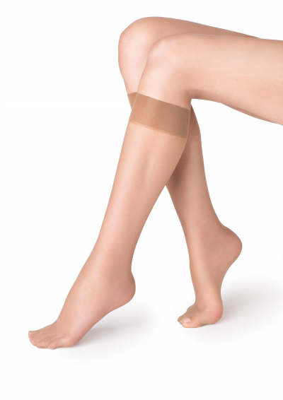 Marilyn UFKI тонкие женские гольфы цвет загара