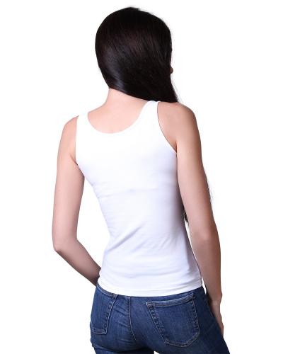 ML 052 Белая хлопковая майка