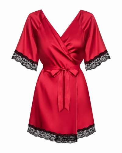 Obsessive Sensuelia пеньюар халат красный